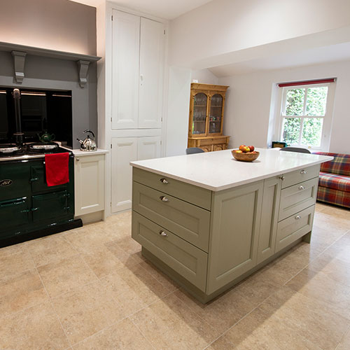 Kitchen design and fitting for a client in Osbaston, Monmouth